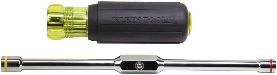 Klein Tools 65064 Hex Head 2-in-1 Nut Driver. 1/4-Inch and 5/16-Inch