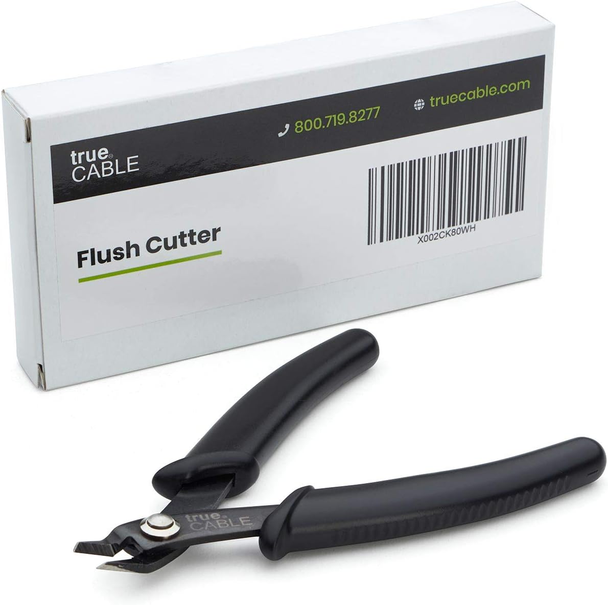 trueCABLE Precision Sharp Flush Cutter. 1 Pack. Wire Cutting Pliers for Ethernet Cable Preparation. Electronics. Jewelry & Crafts. Hardened Carbon Steel with Non-Slip Handle. Cut Wire Up To 16 AWG