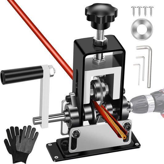 Manual Wire Stripping Machine. Gauge Wire 0.06-1. Scrapping Copper Wire Peeler Machine. Drill Powered/Hand Crank Dual-drive Wire Stripper Tool for Scrap Copper Recycling & DIY etc.